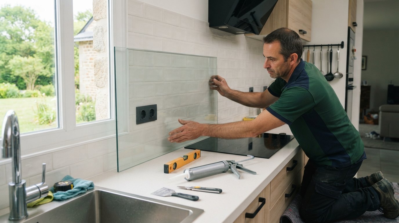 Installateur crédence cuisine Pacé : guide complet pour une pose parfaite