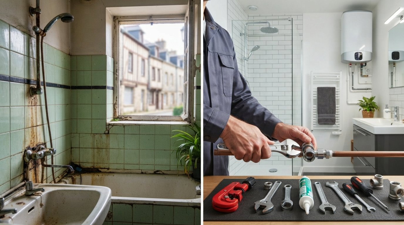 Remplacement sanitaire à Rennes : le guide FAQ pour vos petits et grands travaux